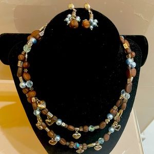 Brighton earrings & necklace set
